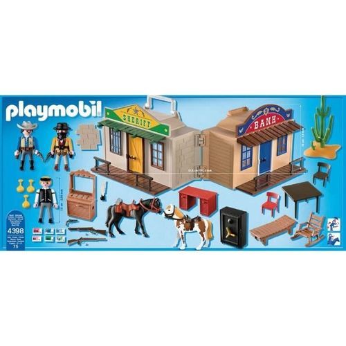 Playmobil 4398 Coffret cow-boy transportable - Photo n°2; ?>