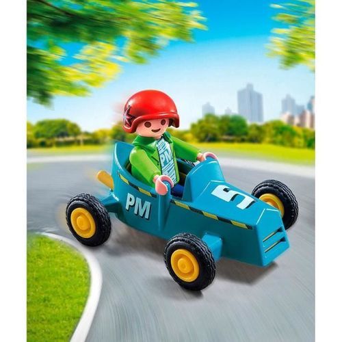 PLAYMOBIL 5382 - Enfant avec Kart - Photo n°3; ?>