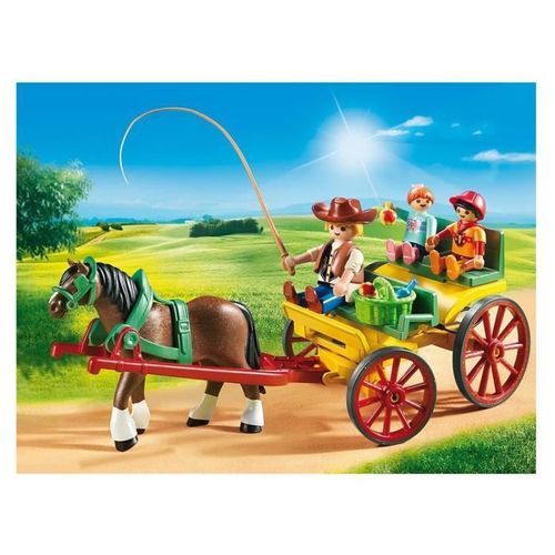 PLAYMOBIL 6932 - Country - Caleche avec Attelage - Photo n°3; ?>
