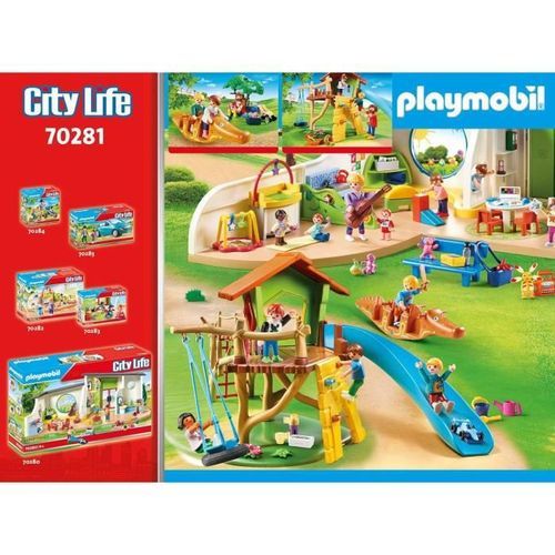 PLAYMOBIL - 70281 - Parc de jeux et enfants - Photo n°3; ?>