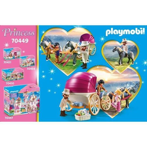 PLAYMOBIL - 70449 - Caleche et couple royal - Photo n°3; ?>