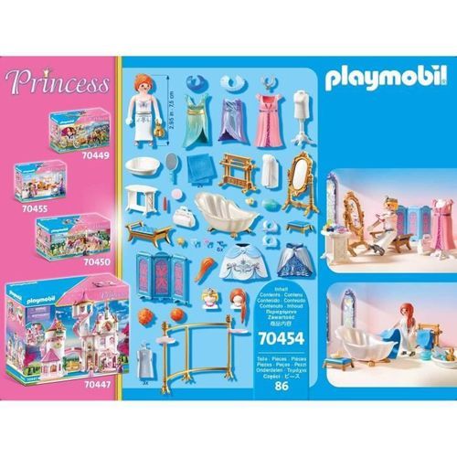 PLAYMOBIL - 70454 - Salle de bain royale avec dressing - Photo n°3; ?>