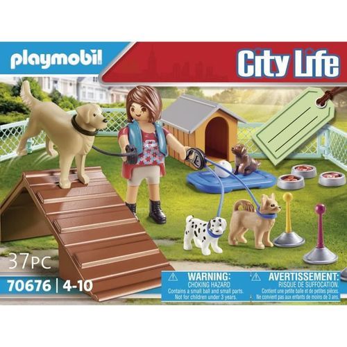 PLAYMOBIL - 70676 - Set cadeau Educatrice et chiens - Photo n°3; ?>