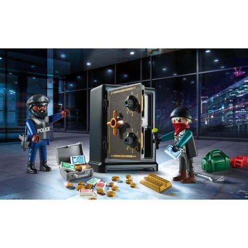 PLAYMOBIL - 70908 - Starter Pack Policier cambrioleur de coffre-fort - Photo n°2; ?>