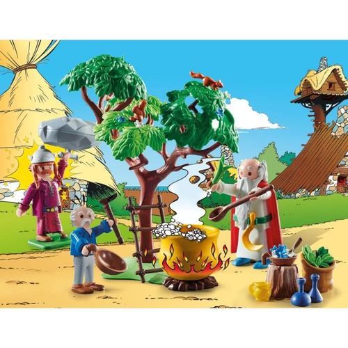 PLAYMOBIL - 70933 - Astérix : Panoramix et chaudron de Potion Magique - Photo n°2; ?>