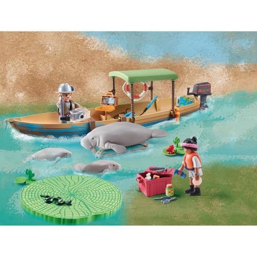 PLAYMOBIL - 71010 - Pirogue et lamantins - Photo n°2; ?>