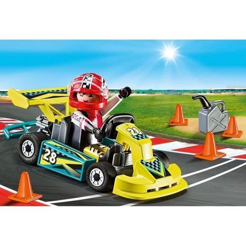 PLAYMOBIL 9322 - Action - Valisette Pilote de Karting - Nouveauté 2019 - Photo n°2; ?>