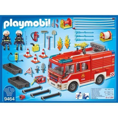 PLAYMOBIL 9464 - City Action - Fourgon d'intervention des pompiers - Nouveauté 2019 - Photo n°3; ?>
