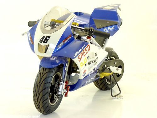 Pocket piste Racing 50cc bleu - Photo n°3; ?>