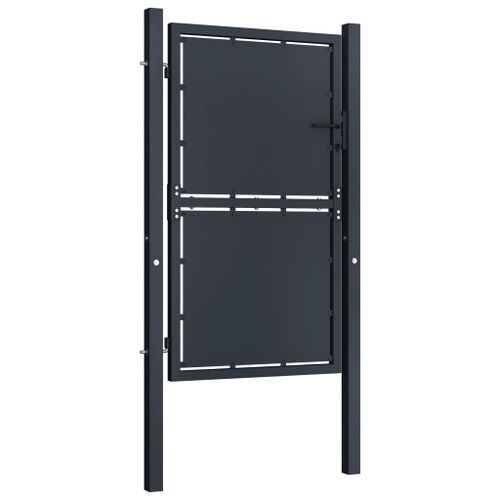 Portail de jardin Acier 100x150 cm Anthracite Valika - Photo n°2; ?>