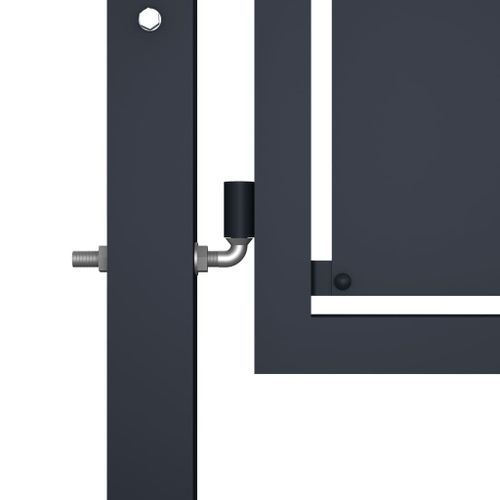 Portail de jardin Acier 300 x 200 cm Anthracite - Photo n°3; ?>