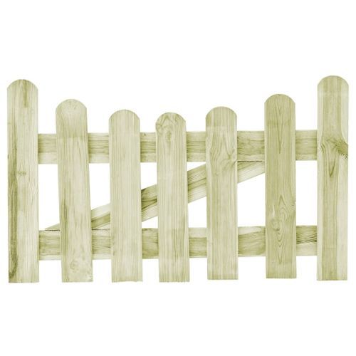 Portail de jardin Pin imprégné 100 x 60 cm - Photo n°2; ?>