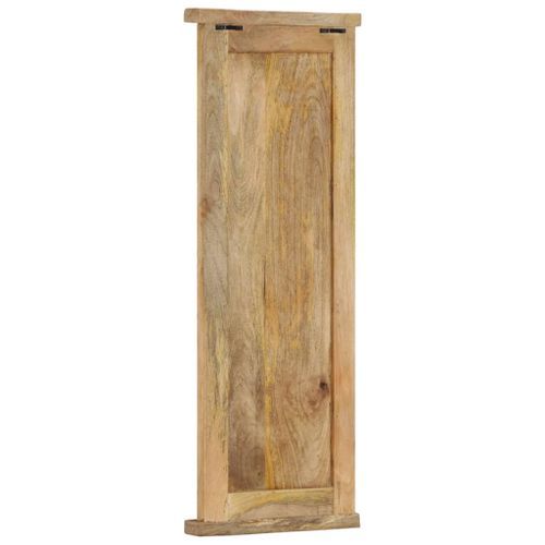 Porte-manteaux 2 pcs Bois massif de manguier 38x100 cm - Photo n°3; ?>