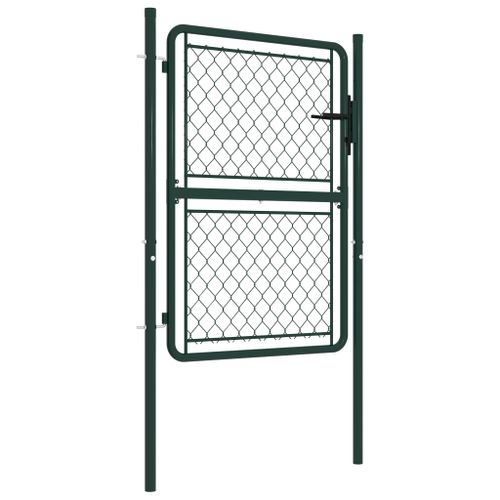 Portillon Acier 100 X 125 Cm Vert 10 Portillon Acier 100 x 125 cm Vert - Photo n°2; ?>