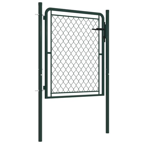 Portillon Acier 100 X 75 Cm Vert 10 Portillon Acier 100 x 75 cm Vert - Photo n°2; ?>