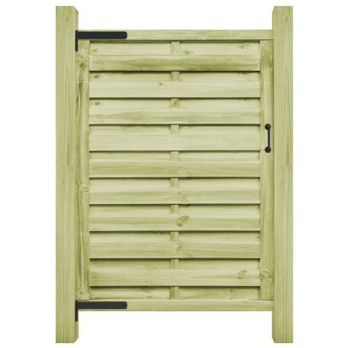 Portillon Bois de pin imprégné 100 x 175 cm Vert - Photo n°2; ?>