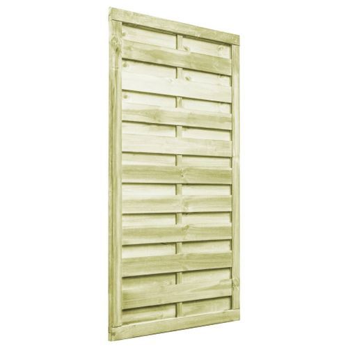 Portillon Bois de pin imprégné 100 x 175 cm Vert - Photo n°3; ?>