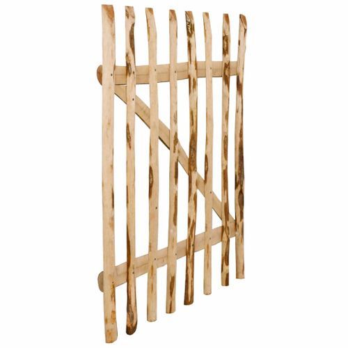 Portillon simple de clôture Bois de noisetier 100 x 150 cm - Photo n°3; ?>
