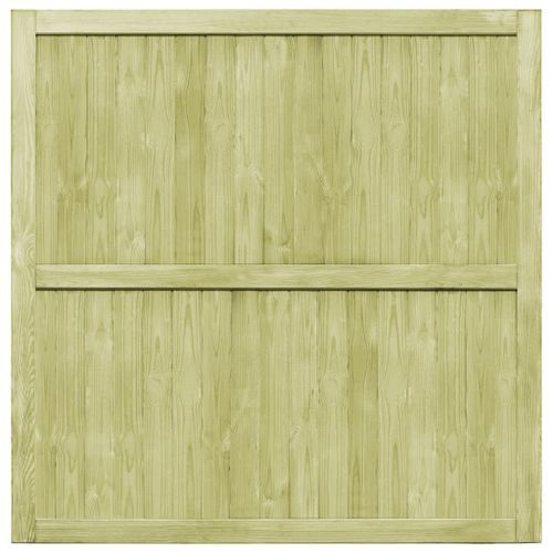 Portillons de jardin 2 pcs Bois de pin imprégné 300x150 cm - Photo n°3; ?>