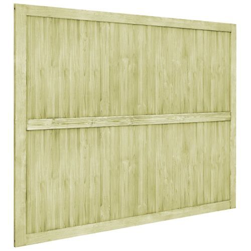 Portillons de jardin 2 pcs Bois de pin imprégné 400x150 cm - Photo n°3; ?>