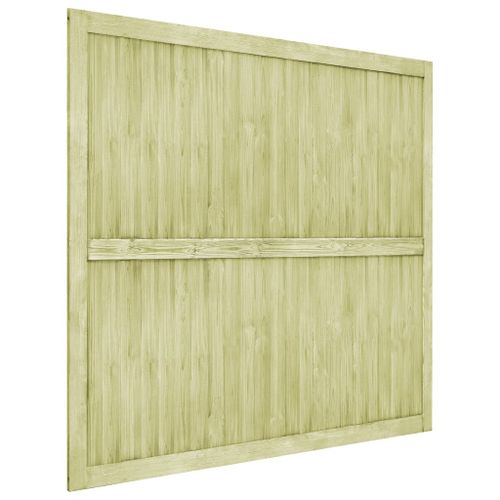 Portillons de jardin 2 pcs Bois de pin imprégné 400x200 cm - Photo n°3; ?>