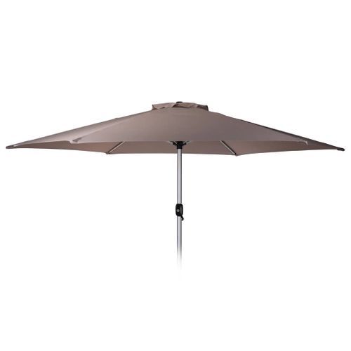 ProGarden Parasol Mardi 270 cm Taupe - Photo n°2; ?>