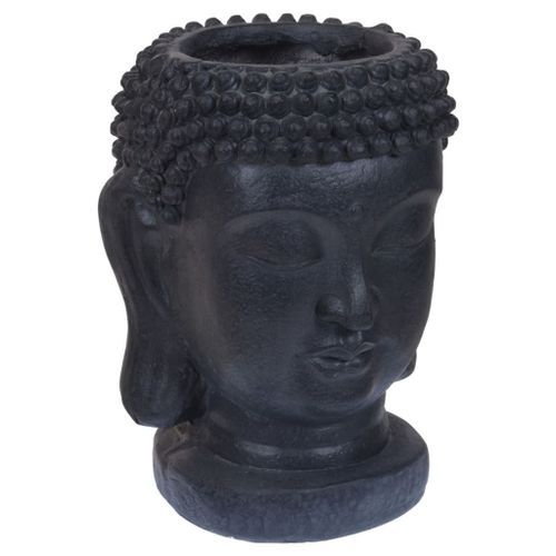 ProGarden Pot à fleurs Figurine de Bouddha 25x26x35 cm Anthracite - Photo n°2; ?>