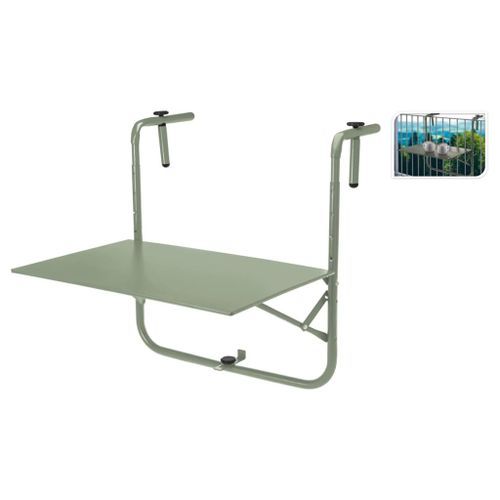 ProGarden Table de balcon Vert clair mat - Photo n°2; ?>