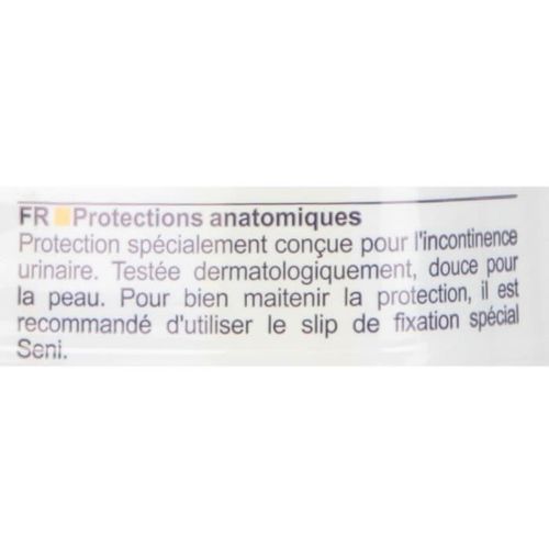 Protections anatomiques pour fuites urinaires SENI San Normal - Incontinence modérée - Lot de 30 - Photo n°3; ?>
