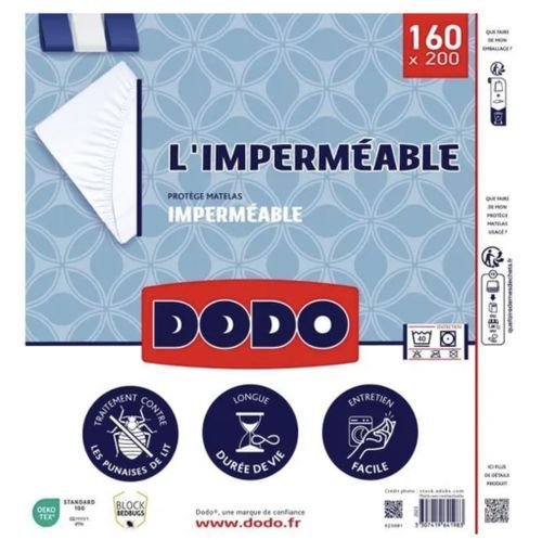 Protège matelas imperméable Dodo - Anti-punaise de lit - Photo n°3; ?>