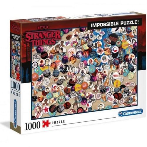 Puzzle 1000p Impossible - Stranger T - 69 x 50 cm - Clementoni - Photo n°2; ?>