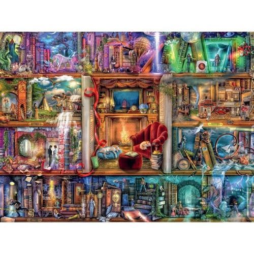 Ravensburger - Puzzle 1500 pieces - La grande bibliotheque - Photo n°2; ?>