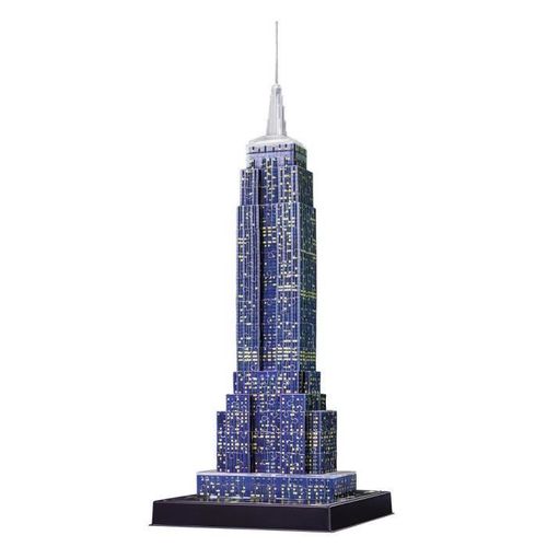 RAVENSBURGER Puzzle 3D Empire State Building Night Edition 216p - Photo n°2; ?>