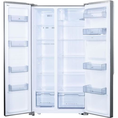 Réfrigérateur Américain 514 L avec Distributeur d'eau autonome, No frost, Inox noir - Photo n°2; ?>