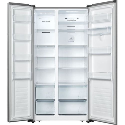 Réfrigérateur américain HISENSE - HSN519WIF - 2 portes - 519 L - l65 X L91 X 179 CM - Silver - Photo n°3; ?>