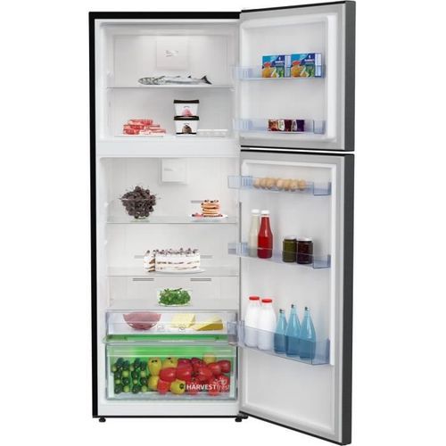 Réfrigérateur combiné BEKO RDNT470E30ZXBRN - Double porte - 422 litres - L76cm - Noir - Photo n°3; ?>