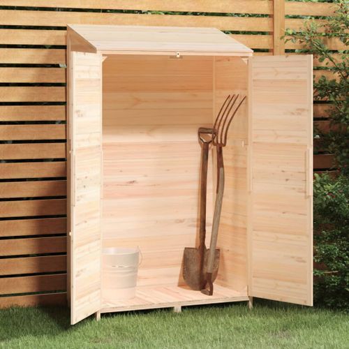 Remise de jardin 102x52x174,5 cm Bois de sapin solide - Photo n°3; ?>