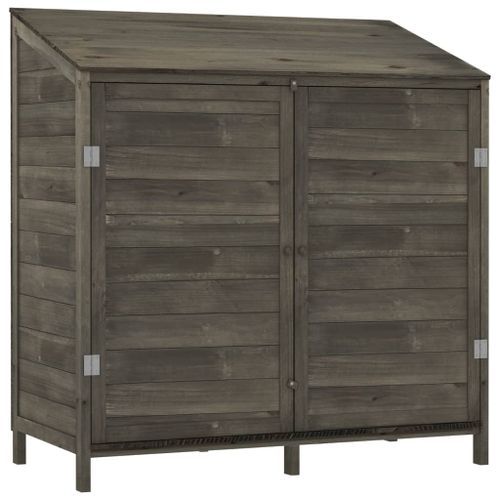 Remise de jardin Anthracite 102x52x112 cm Bois de sapin solide - Photo n°2; ?>