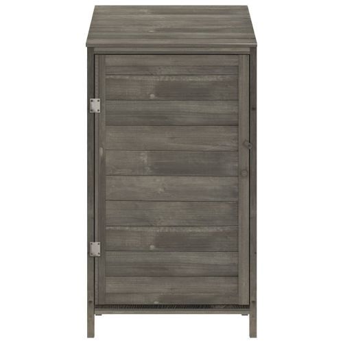 Remise de jardin Anthracite 55x52x112 cm Bois de sapin solide - Photo n°3; ?>