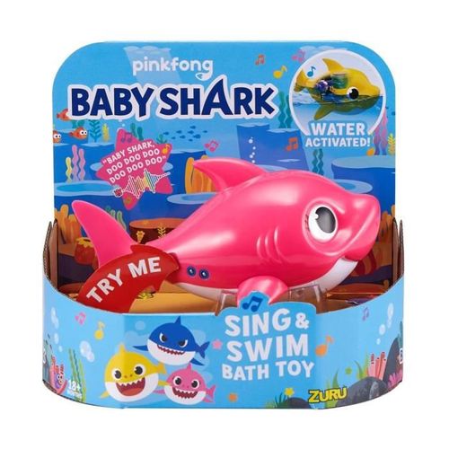 REQUINS - Jouet de bain Baby Shark Rose - Photo n°2; ?>