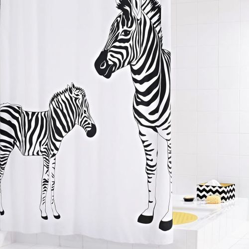 RIDDER Rideau de douche Zebra 180 x 200 cm - Photo n°2; ?>