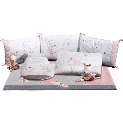 Rideau brodé à pattes Lilibelle - Photo n°3; ?>