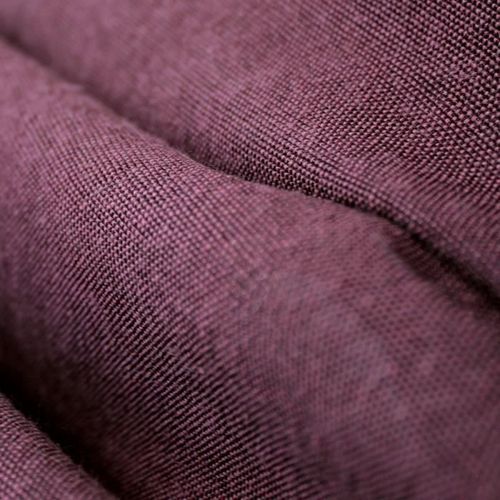 Rideau coton LOOK - Rouge bourgogne - 140x250 cm - Photo n°3; ?>