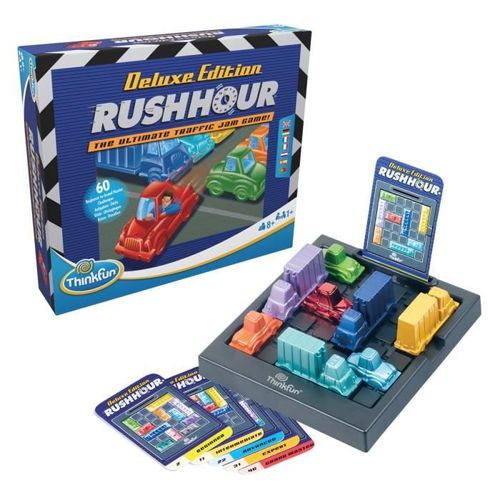 Rush Hour Deluxe - Ravensburger - Casse-tete Think Fun - 60 défis 5 niveaux - Des 8 ans - Français inclus - Photo n°2; ?>