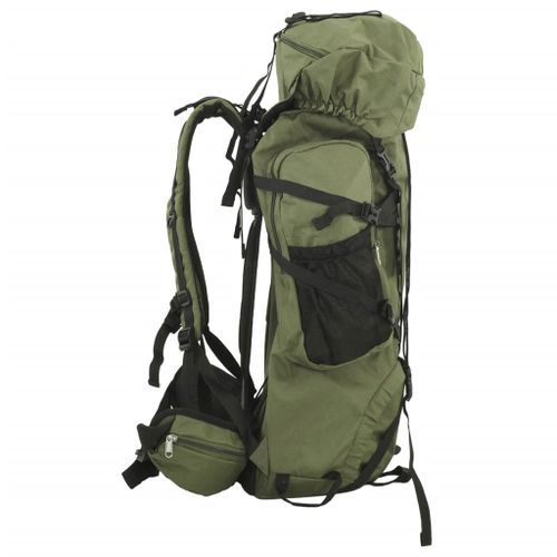 Sac à dos de randonnée vert armée 80 L tissu oxford - Photo n°2; ?>