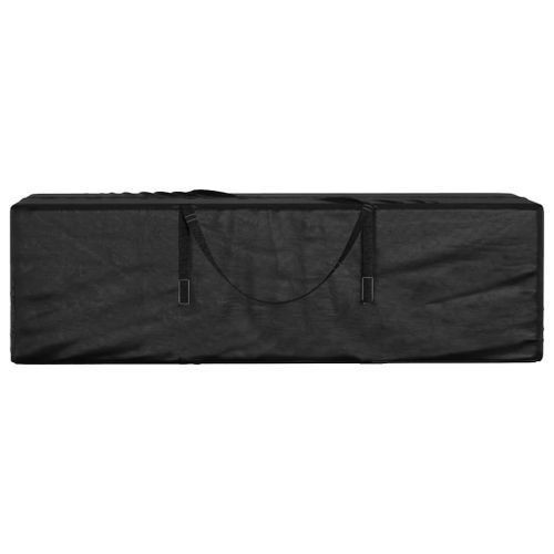 Sac de rangement pour coussins de jardin noir 135x40x55 cm PE - Photo n°2; ?>