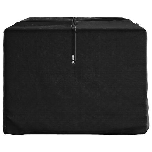 Sac de rangement pour coussins de jardin noir 135x40x55 cm PE - Photo n°3; ?>