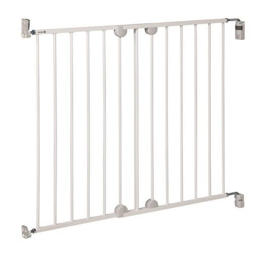 SAFETY 1ST Wall-fix extending metal, Barriere de sécurité, largeur de 62 a 102 cm, De 6 a 24 mois, blanc - Photo n°2; ?>