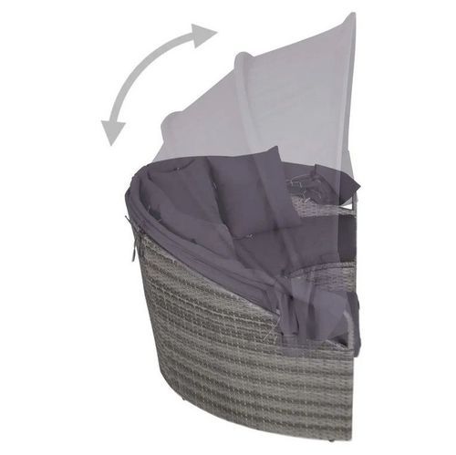 Salon De Jardin à LED 4 Pièces Résine Tressée Et Tissu Gris Uvo 17 Salon de jardin à LED 4 pièces résine tressée et tissu gris Uvo - Photo n°3; ?>