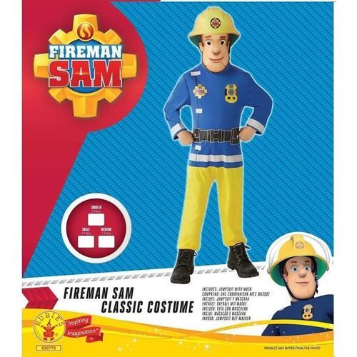SAM LE POMPIER Déguisement Sam le Pompier + accessoire - Photo n°2; ?>